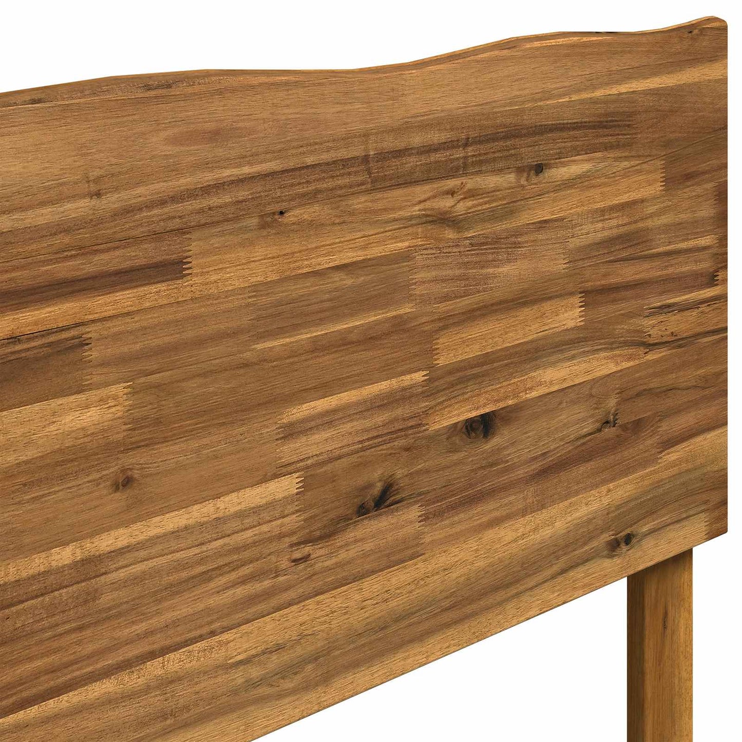 vidaXL Διπλό Κρεβάτι με Κεφαλάρι ROSTOCK Φυσικό 140 x 190 cm