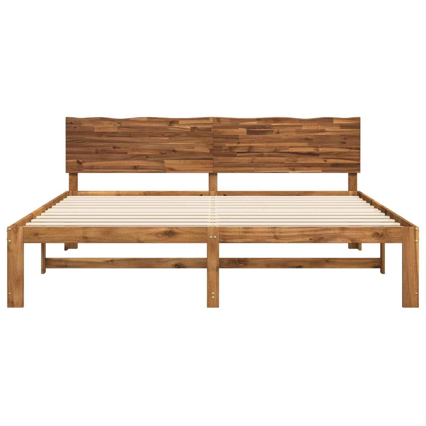 vidaXL Διπλό Κρεβάτι με Κεφαλάρι ROSTOCK Φυσικό 180 x 200 cm