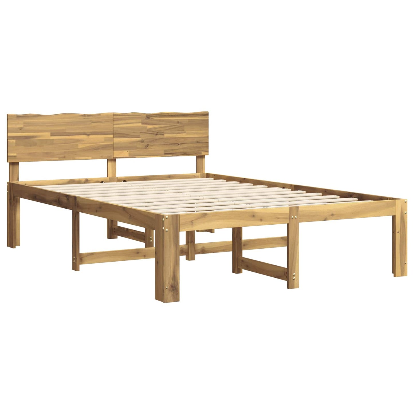 vidaXL Διπλό Κρεβάτι με Κεφαλάρι ROSTOCK Λευκό 160 x 200 cm