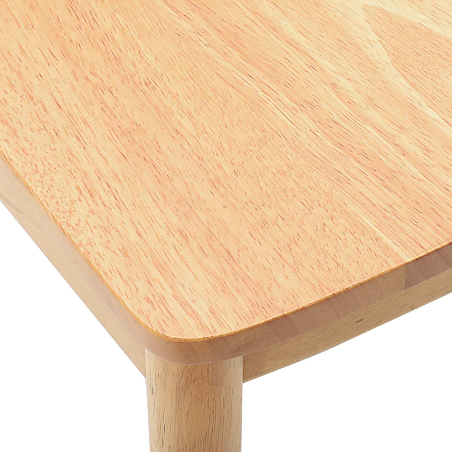 vidaXL Καρέκλα τραπεζαρίας 2 pcs Φυσικό Στερεό Ξύλο Ραβέντι