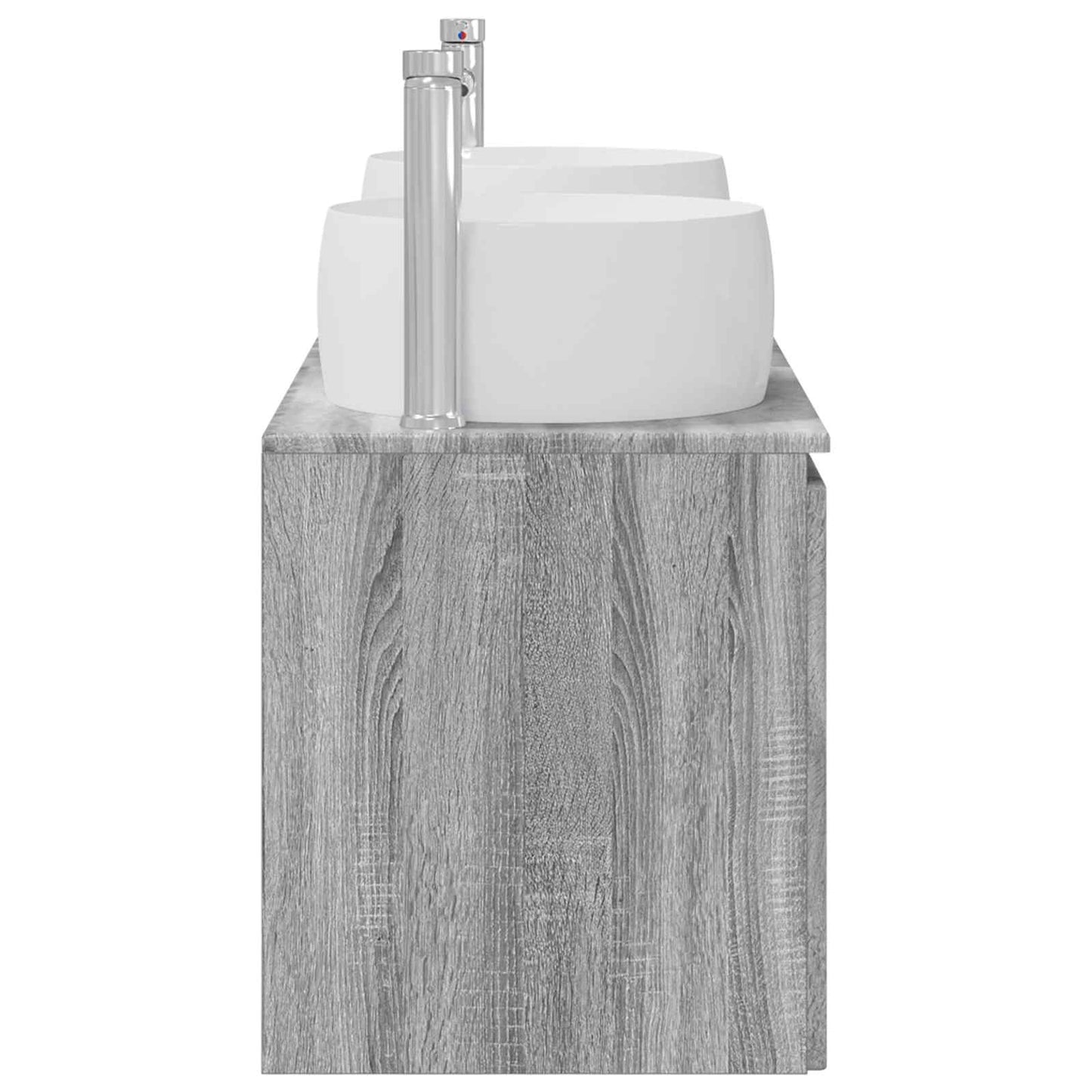 vidaXL Σετ Ντουλαπιών Μπάνιου 3 τμχ. Γκρι Sonoma 49,5 x 44,5 x 66 εκ