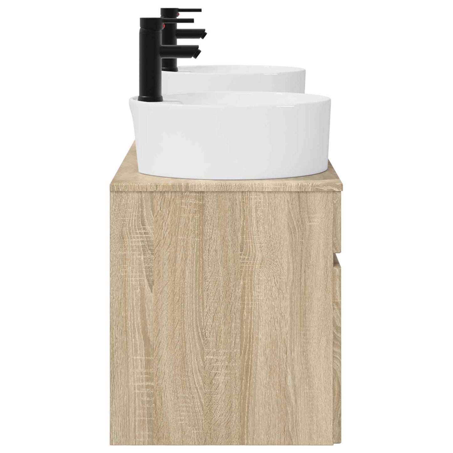 vidaXL Σετ Ντουλαπιών Μπάνιου 3 τμχ. Sonoma Δρυς 49 x 44,5 x 65 εκ
