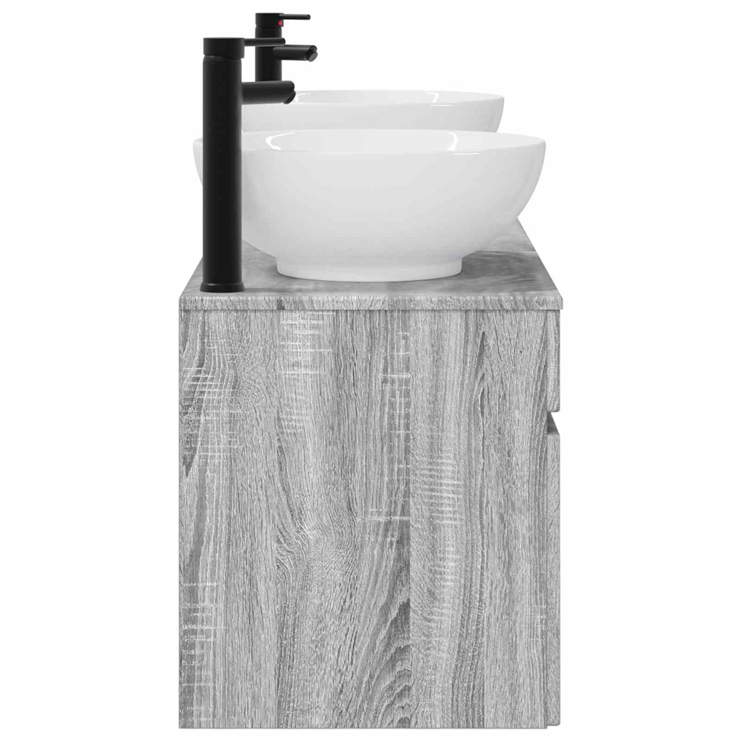 vidaXL Σετ Ντουλαπιών Μπάνιου 3 τμχ. Γκρι Sonoma 49 x 44,5 x 66,5 εκ