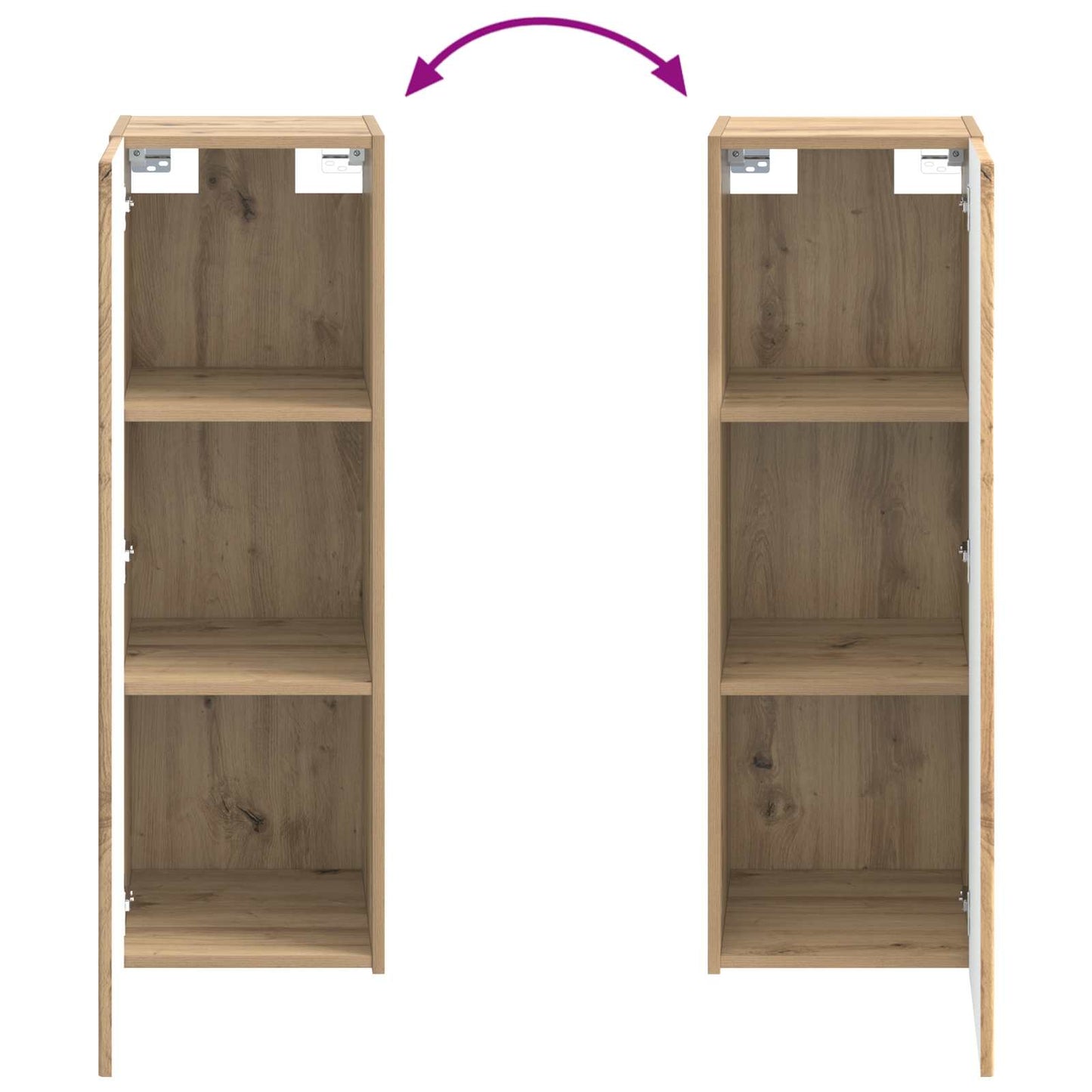vidaXL Σετ Επίπλων Μπάνιου 5 τμχ. Artisan Δρυς 33 x 34,5 x 100 εκ