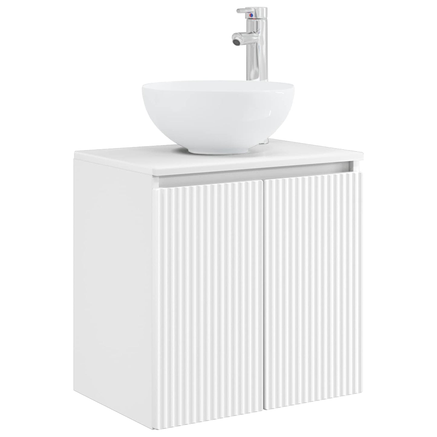 vidaXL Σετ Επίπλων Μπάνιου 5 τμχ. Λευκό 195 x 35 x 100 cm