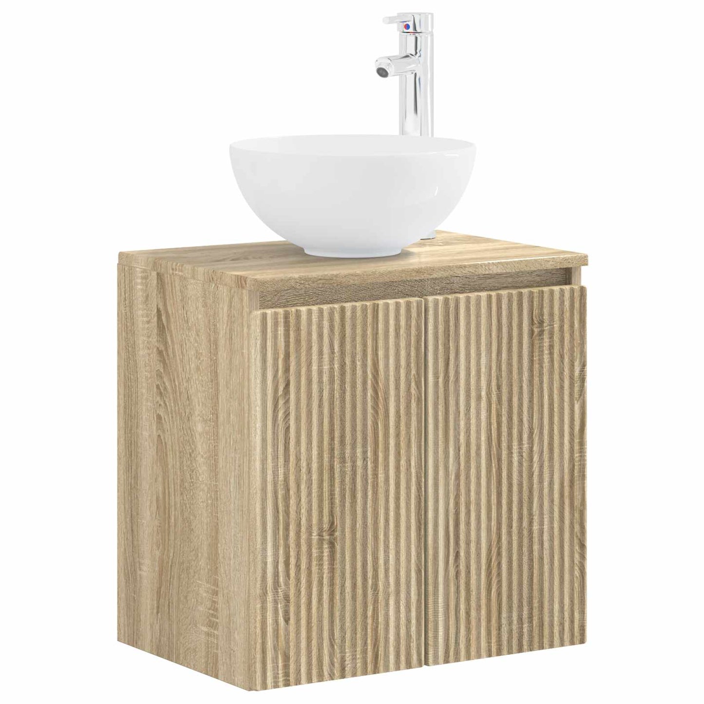 vidaXL Σετ Επίπλων Μπάνιου 3 τμχ. Sonoma Δρυς 33 x 34,5 x 160 εκ