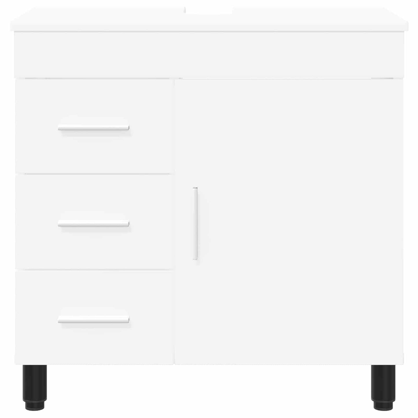 vidaXL Έπιπλο μπάνιου Λευκό 60 x 35 x 60 εκ. Επεξεργασμένο Ξύλο