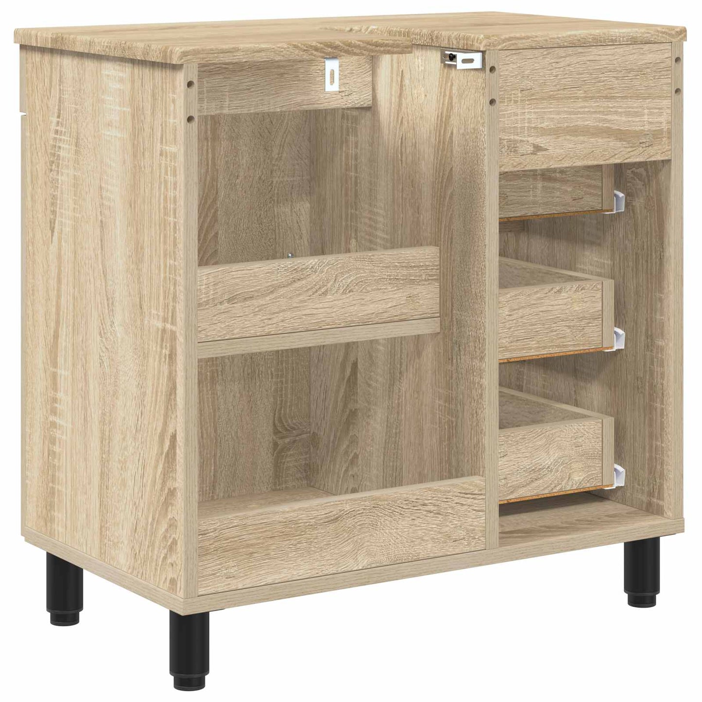 vidaXL Έπιπλο μπάνιου Sonoma Δρυς 60 x 35 x 60 εκ. Επεξεργασμένο Ξύλο
