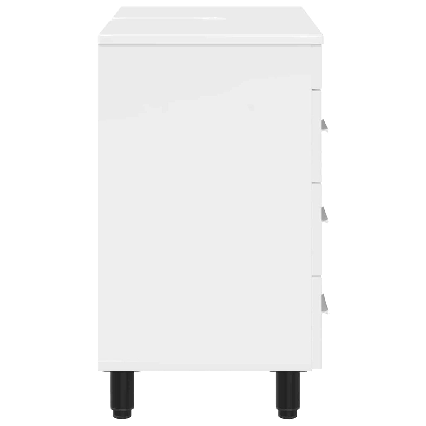 vidaXL Έπιπλο μπάνιου Γυαλιστερό Λευκό 60 x 35 x 60 εκ.