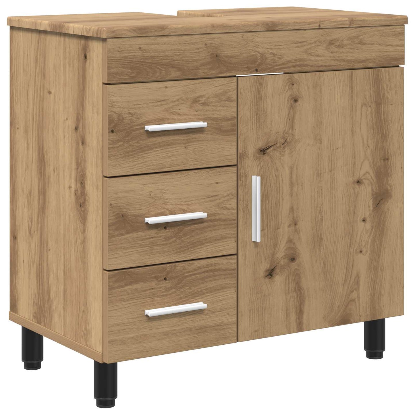 vidaXL Έπιπλο μπάνιου Artisan Δρυς 60 x 35 x 60 εκ. Επεξεργασμένο Ξύλο
