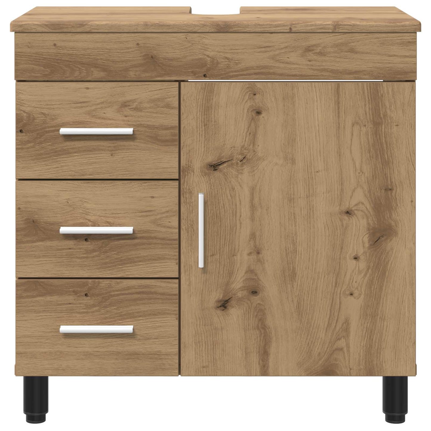 vidaXL Έπιπλο μπάνιου Artisan Δρυς 60 x 35 x 60 εκ. Επεξεργασμένο Ξύλο