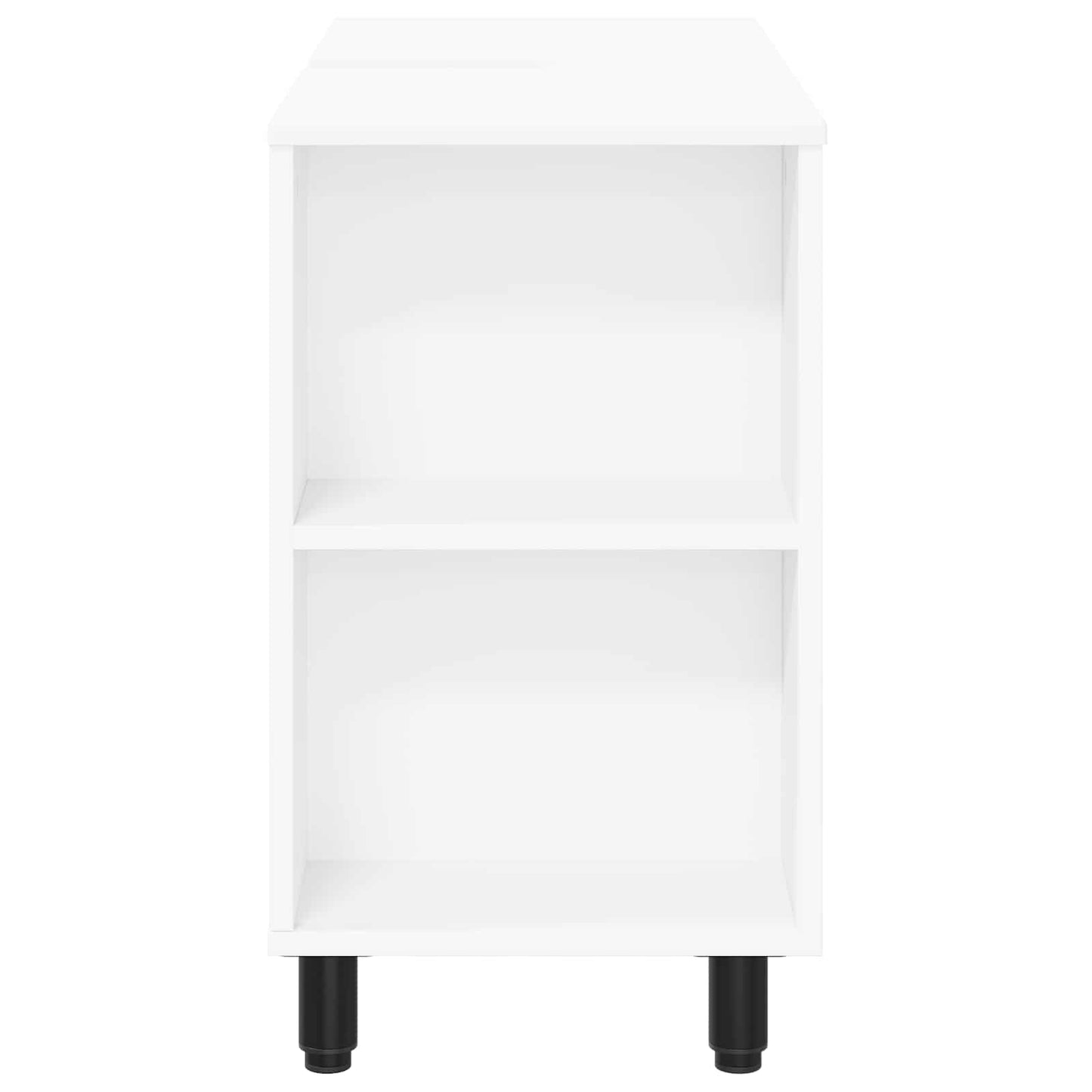 vidaXL Έπιπλο μπάνιου Λευκό 80 x 35 x 60 cm Επεξεργασμένο Ξύλο