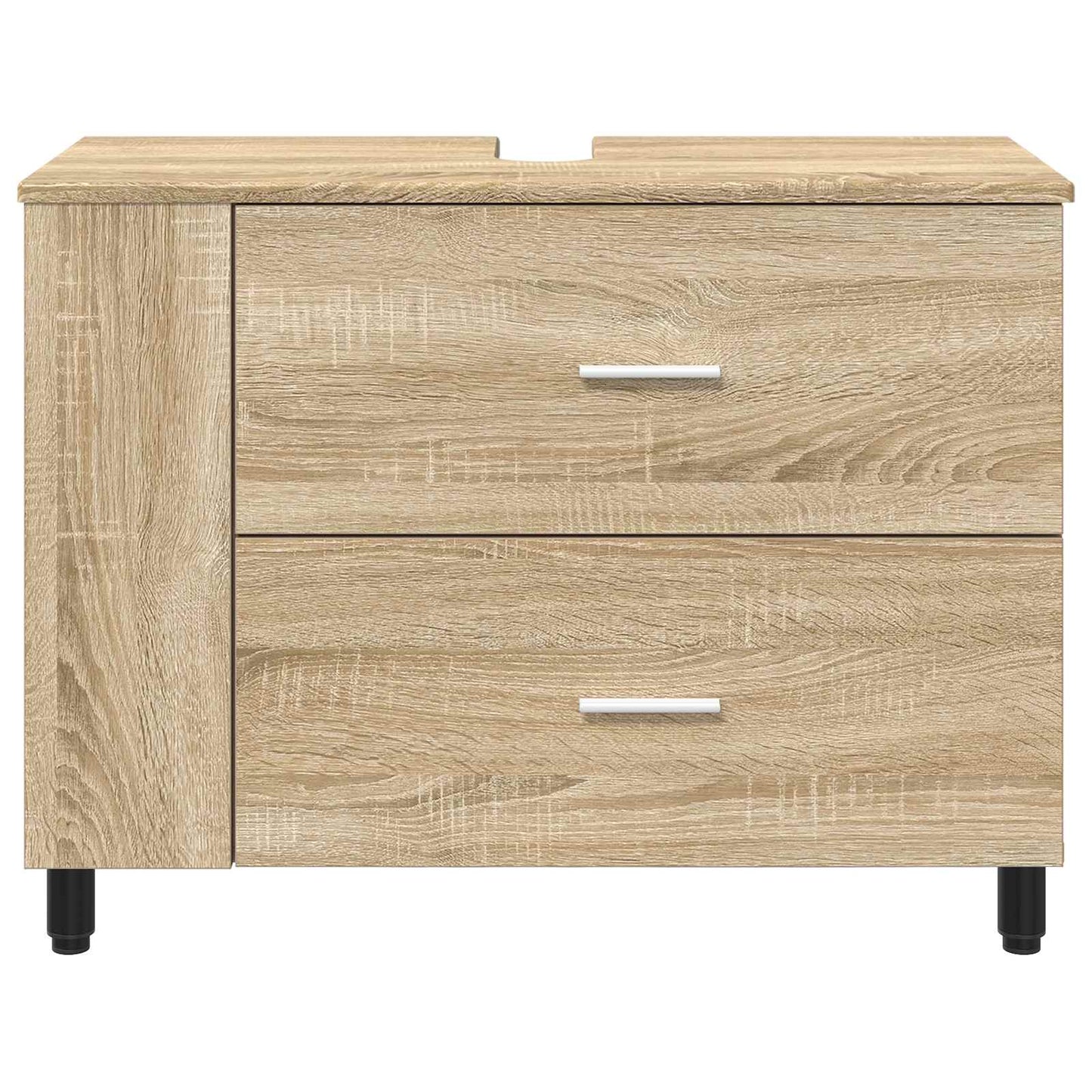 vidaXL Έπιπλο μπάνιου Sonoma Δρυς 80 x 35 x 60 cm Επεξεργασμένο Ξύλο