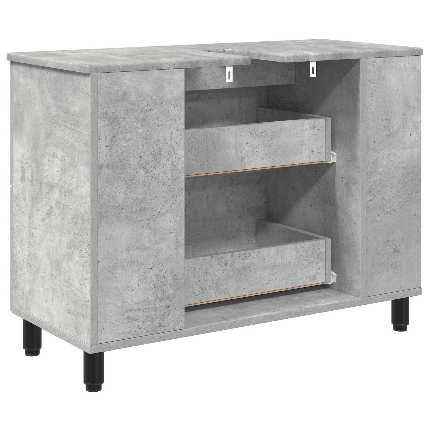vidaXL Έπιπλο μπάνιου Γκρι Σκυροδέματος 80 x 35 x 60 cm