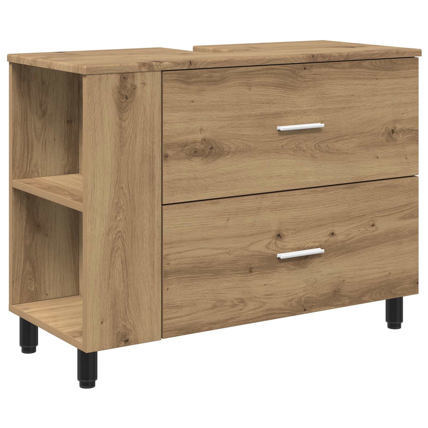 vidaXL Έπιπλο μπάνιου Artisan Δρυς 80 x 35 x 60 cm Επεξεργασμένο Ξύλο