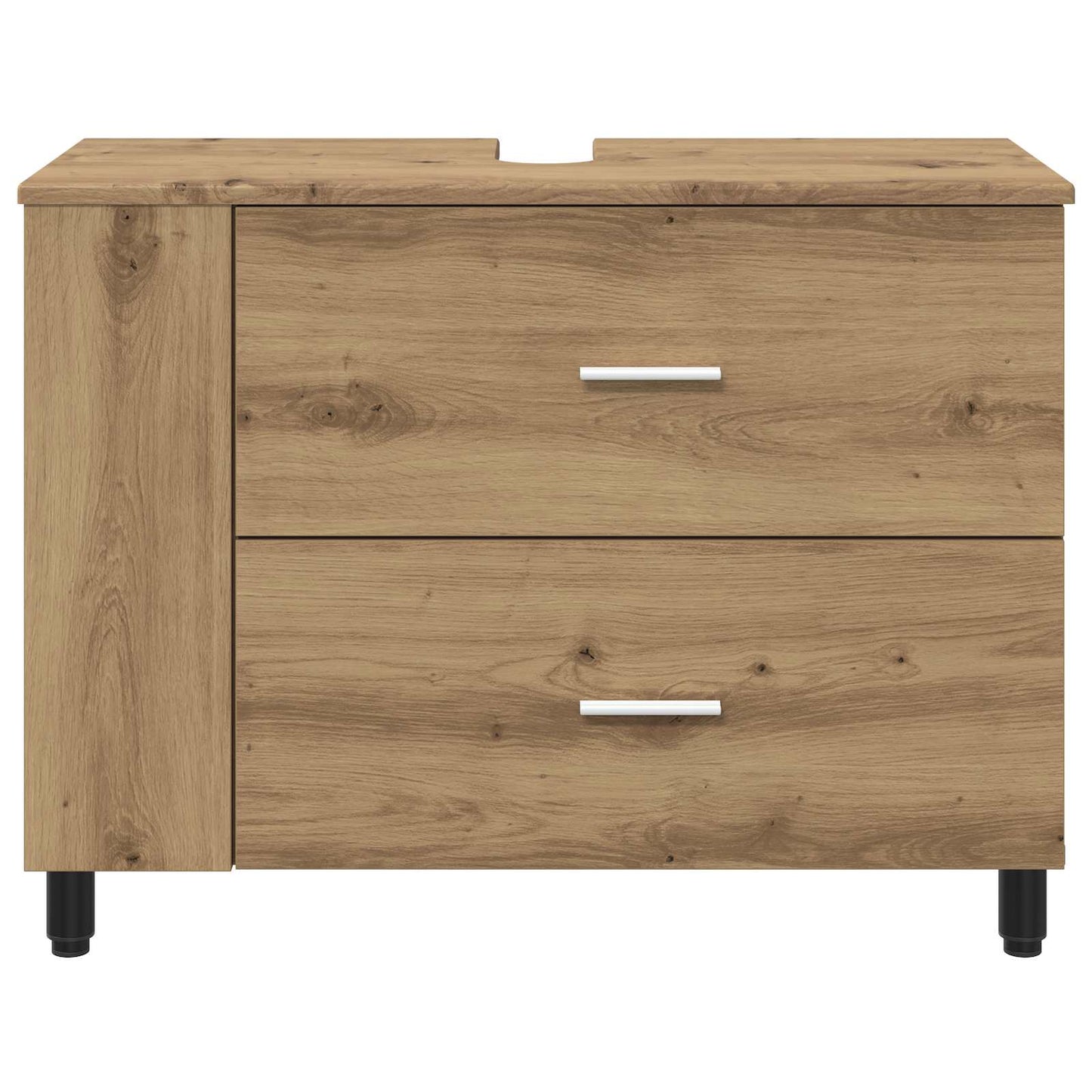 vidaXL Έπιπλο μπάνιου Artisan Δρυς 80 x 35 x 60 cm Επεξεργασμένο Ξύλο