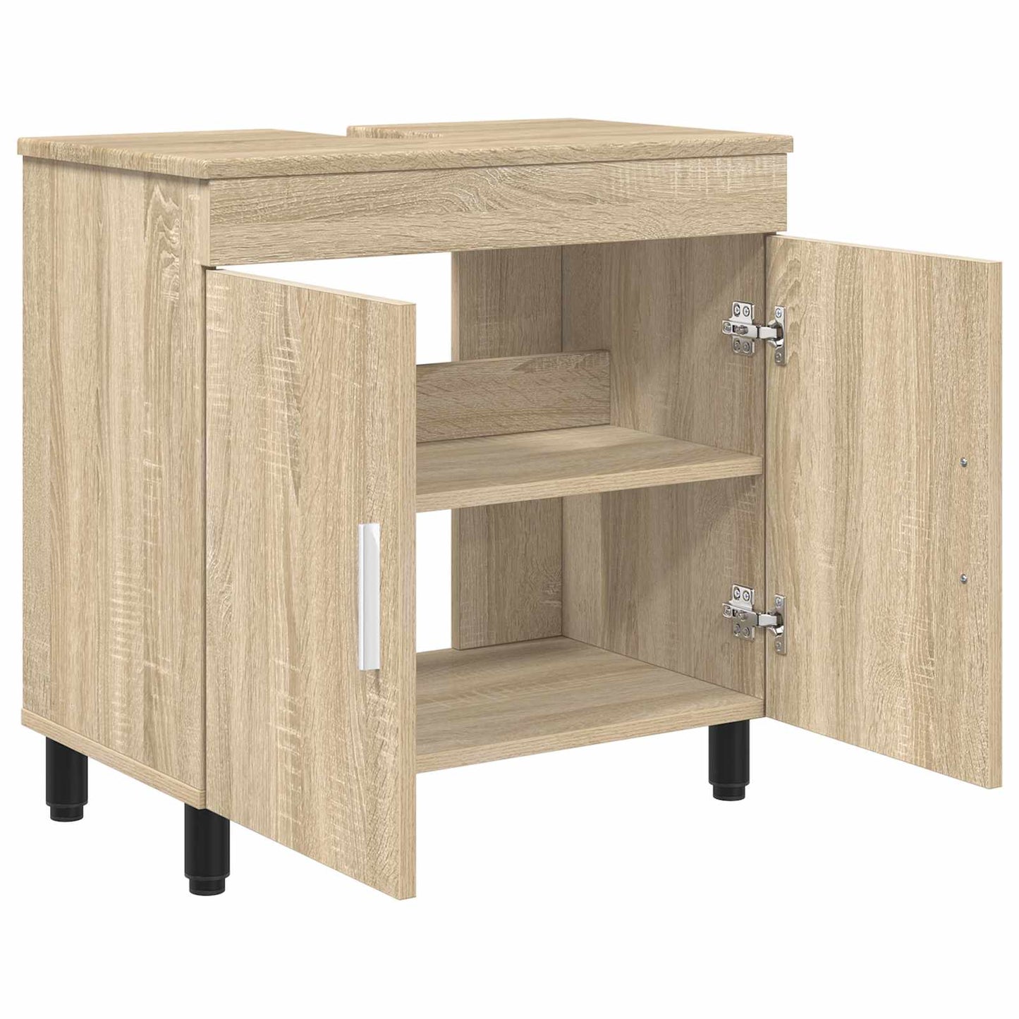 vidaXL Έπιπλο μπάνιου Sonoma Δρυς 60 x 35 x 60 εκ. Επεξεργασμένο Ξύλο