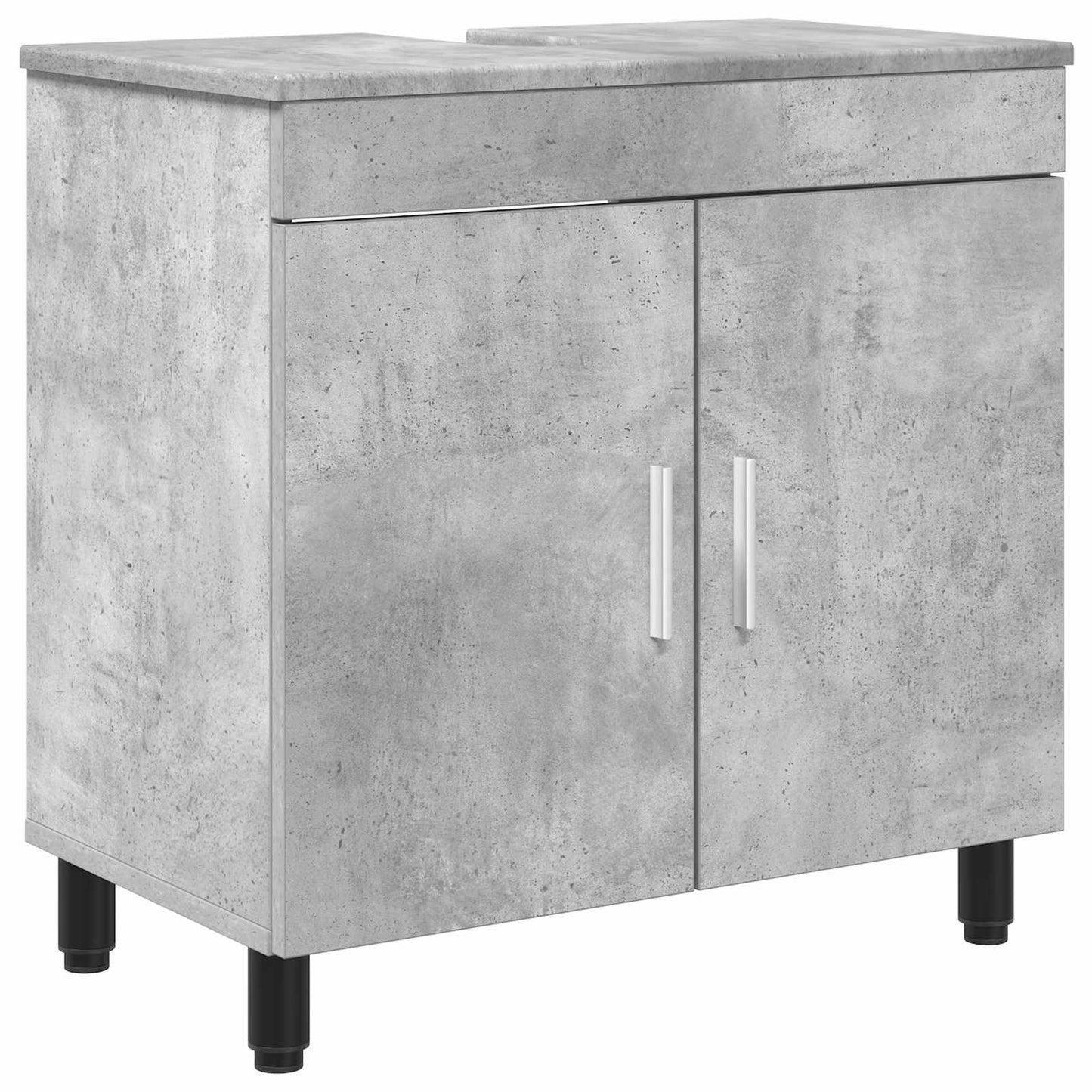 vidaXL Έπιπλο μπάνιου Γκρι Σκυροδέματος 60 x 35 x 60 εκ.