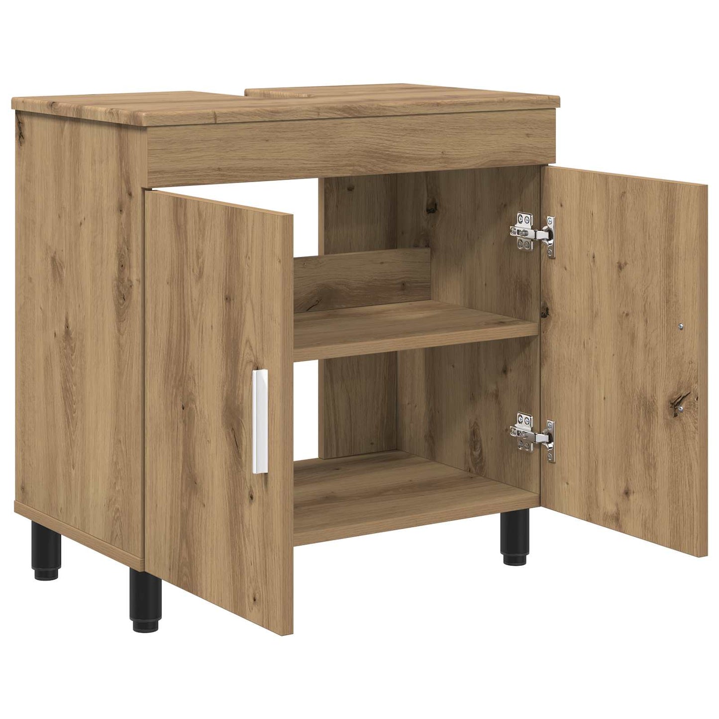 vidaXL Έπιπλο μπάνιου Artisan Δρυς 60 x 35 x 60 εκ. Επεξεργασμένο Ξύλο