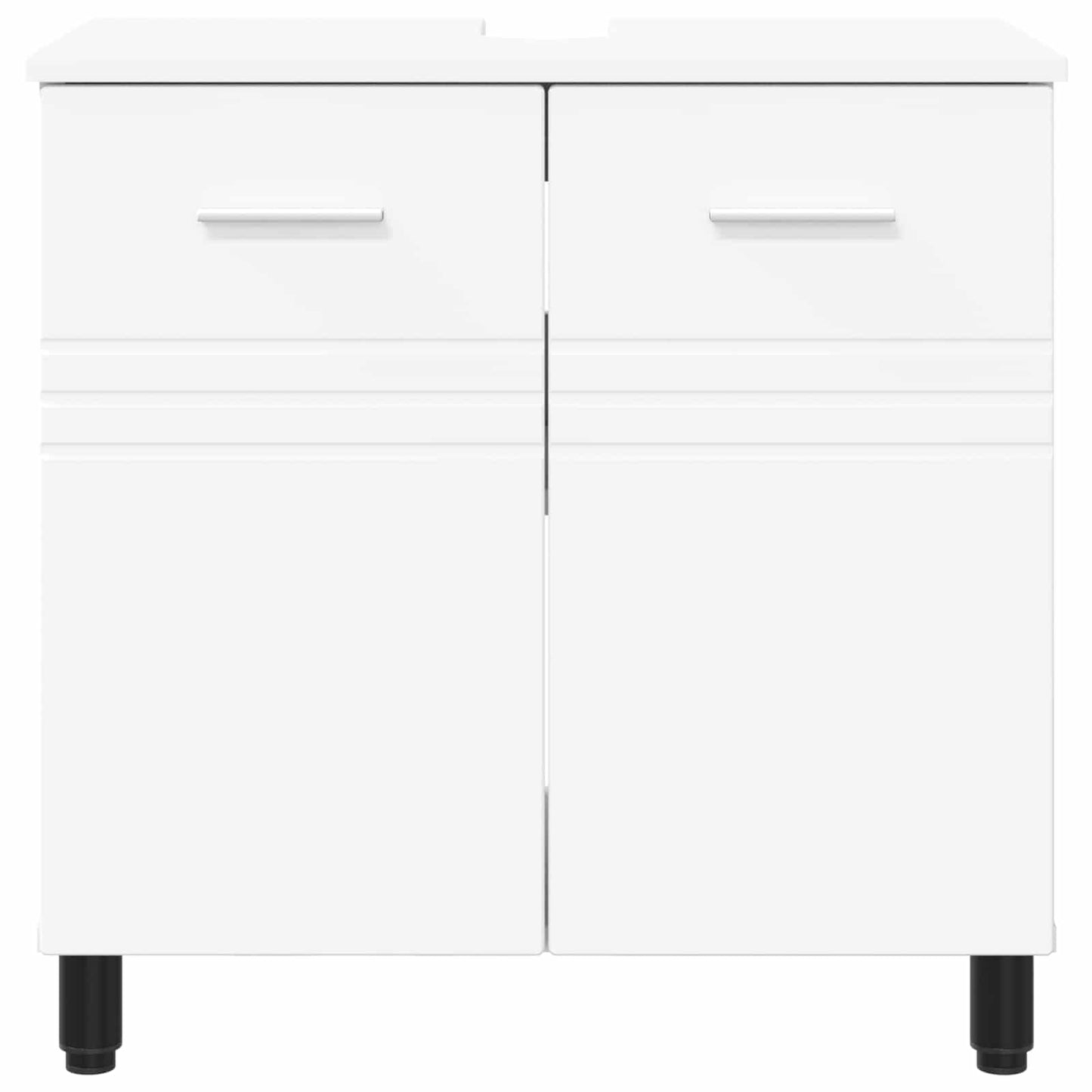 vidaXL Έπιπλο μπάνιου Λευκό 60 x 35 x 60 εκ. Επεξεργασμένο Ξύλο