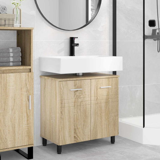 vidaXL Έπιπλο μπάνιου Sonoma Δρυς 60 x 35 x 60 εκ. Επεξεργασμένο Ξύλο