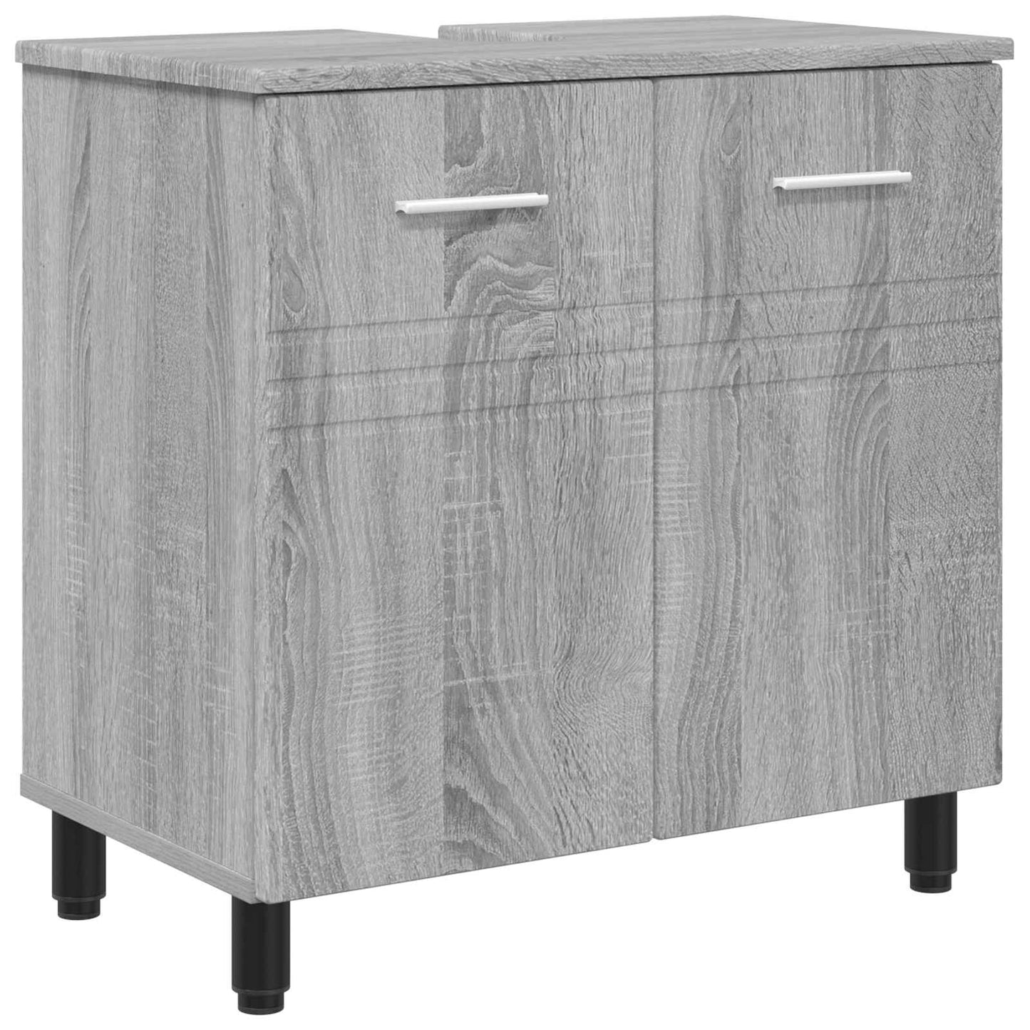 vidaXL Έπιπλο μπάνιου Γκρι Sonoma 60 x 35 x 60 εκ. Επεξεργασμένο Ξύλο