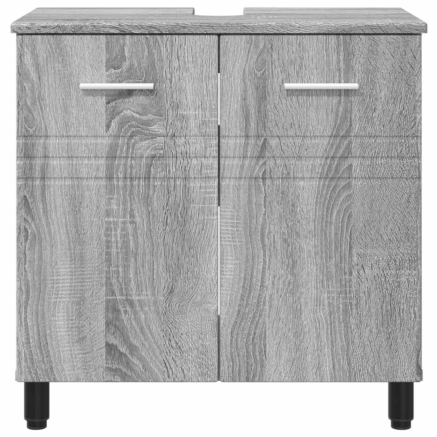 vidaXL Έπιπλο μπάνιου Γκρι Sonoma 60 x 35 x 60 εκ. Επεξεργασμένο Ξύλο