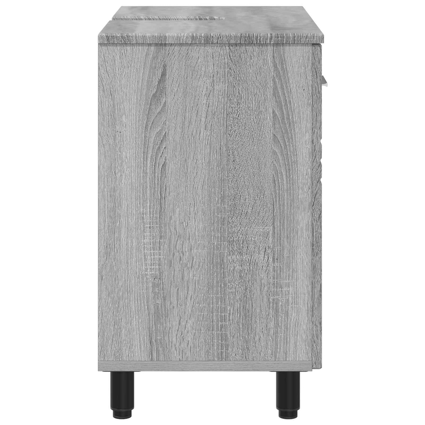 vidaXL Έπιπλο μπάνιου Γκρι Sonoma 60 x 35 x 60 εκ. Επεξεργασμένο Ξύλο