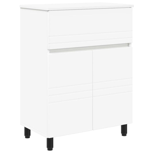 vidaXL Έπιπλο μπάνιου Λευκό 60 x 35 x 80 εκ Επεξεργασμένο Ξύλο
