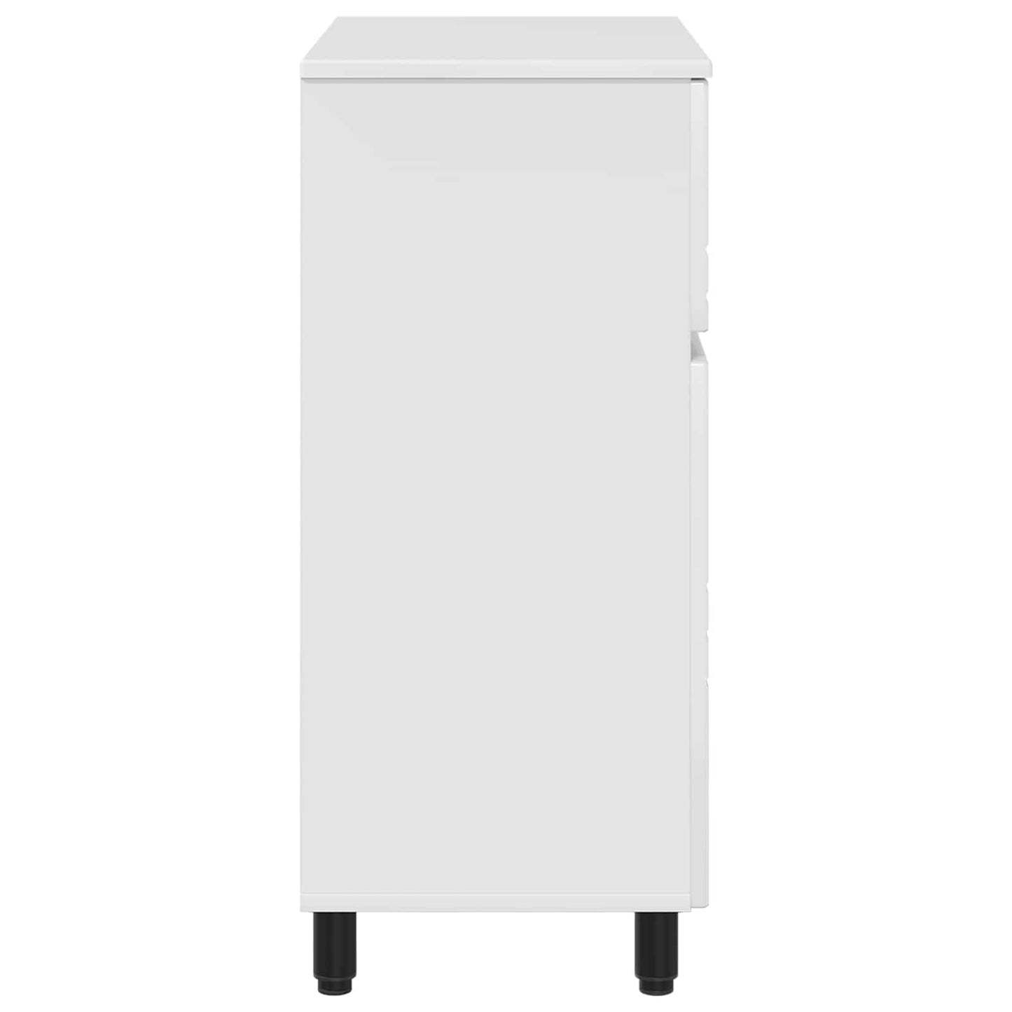 vidaXL Έπιπλο μπάνιου Γυαλιστερό Λευκό 60 x 35 x 80 εκ