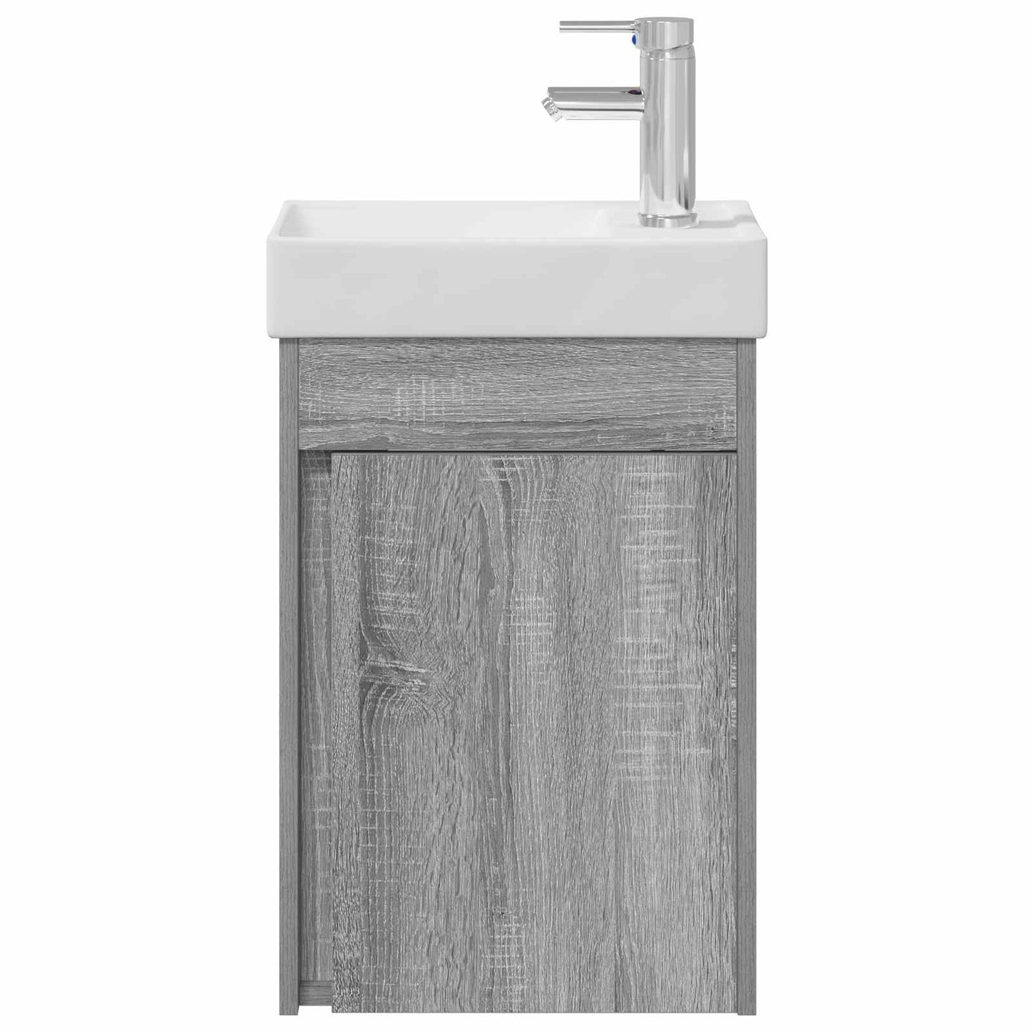 vidaXL Μονάδα μπάνιου με βρύση Γκρι Sonoma 40,5 x 22,5 x 62 εκ.