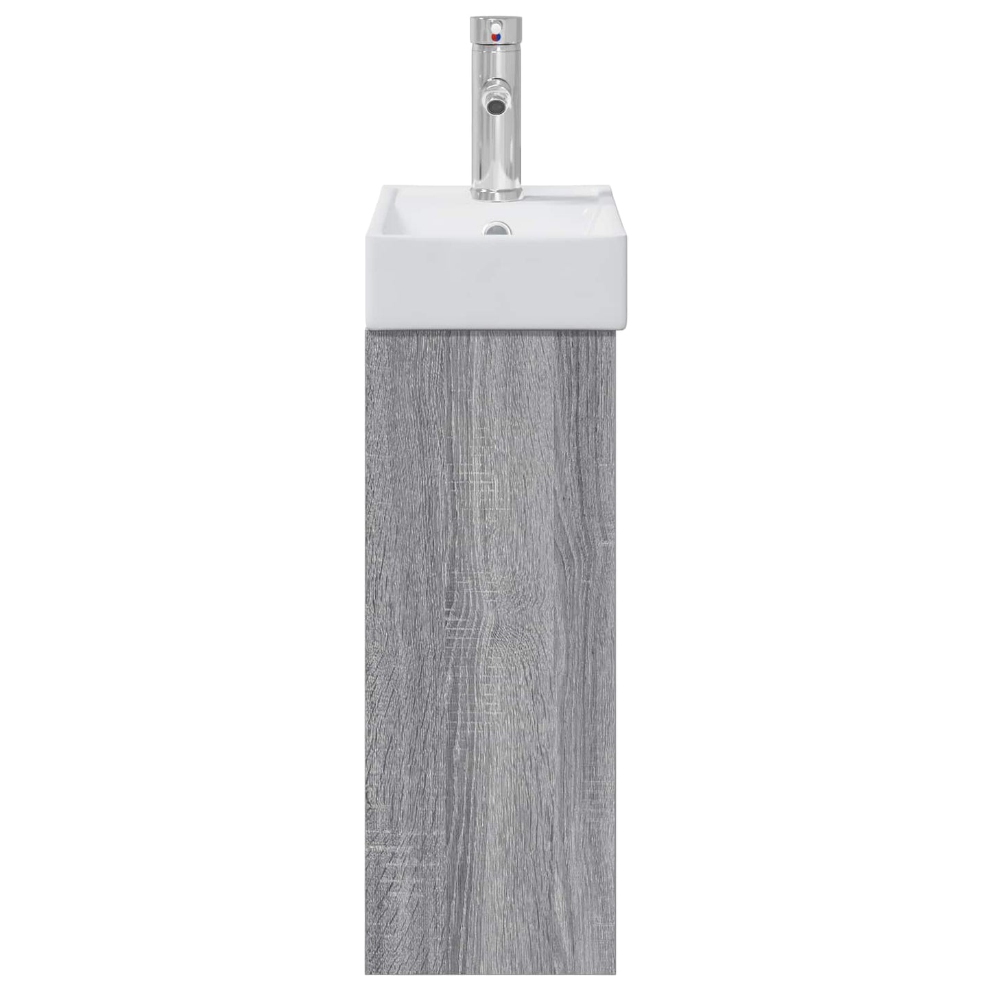 vidaXL Μονάδα μπάνιου με βρύση Γκρι Sonoma 40,5 x 22,5 x 62 εκ.
