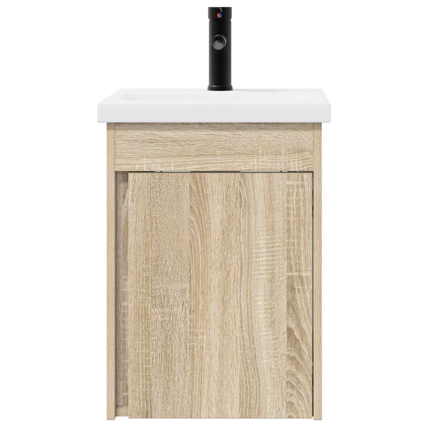 vidaXL Μονάδα μπάνιου με βρύση Sonoma Δρυς 42 x 40 x 74,5 εκ