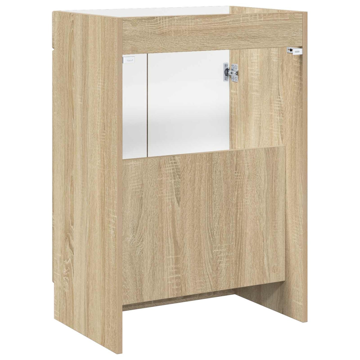 vidaXL Ντουλάπι κάτω από τον νιπτήρα Sonoma Δρυς 56 x 37,5 x 81 εκ