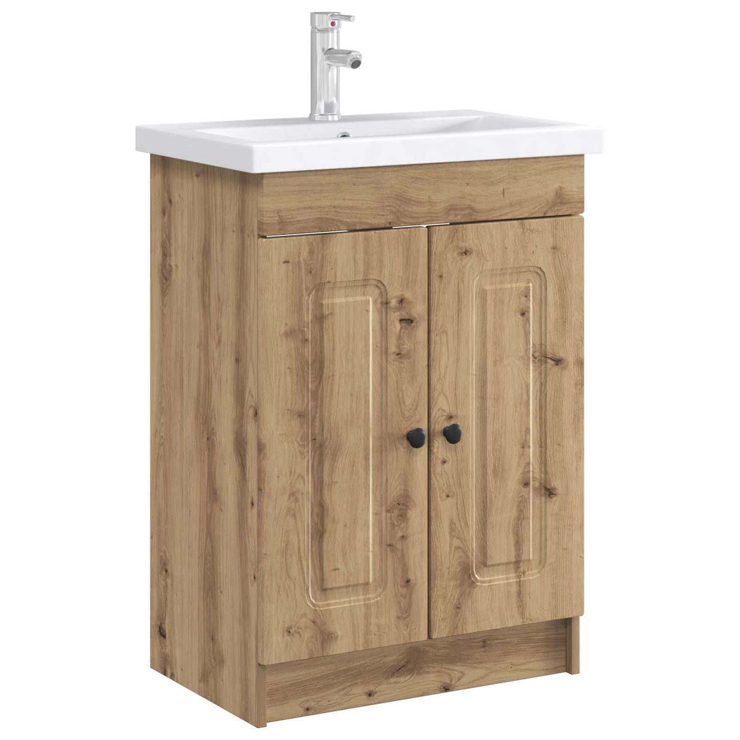 vidaXL Ντουλάπι κάτω από τον νιπτήρα Artisan Δρυς 56 x 37,5 x 81 εκ