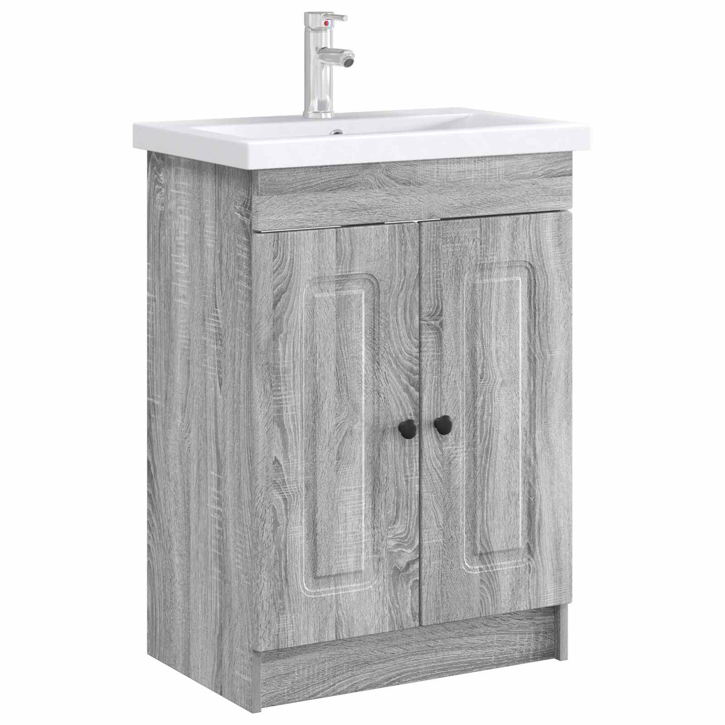 vidaXL Ντουλάπι κάτω από τον νιπτήρα Γκρι Sonoma 78,5 x 37,5 x 81 εκ