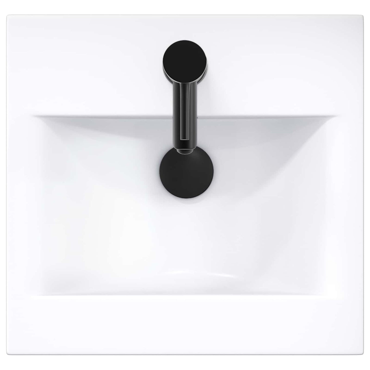 vidaXL Καθρέφτης μπάνιου με νιπτήρα Artisan Δρυς 42 x 40 x 84,5 εκ