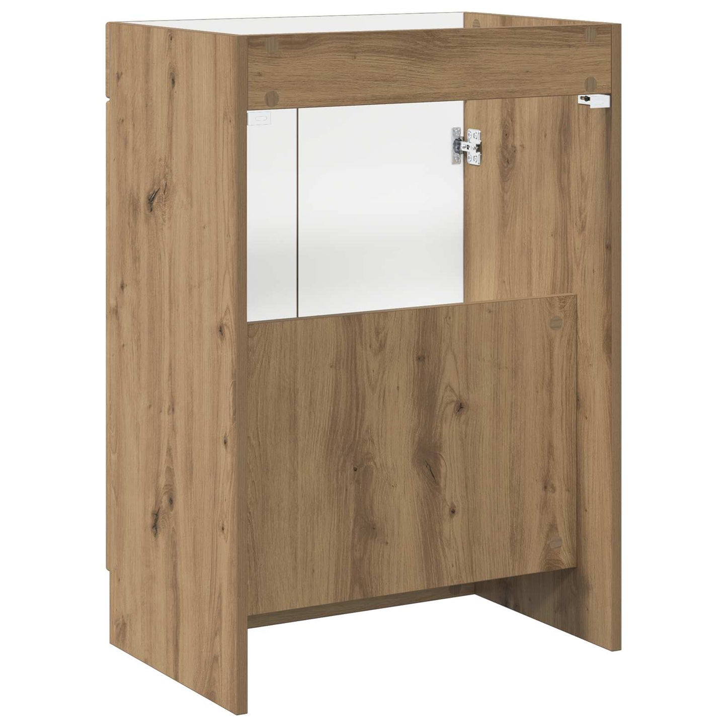 vidaXL Ντουλάπι κάτω από τον νιπτήρα Artisan Δρυς 56 x 37,5 x 81 εκ