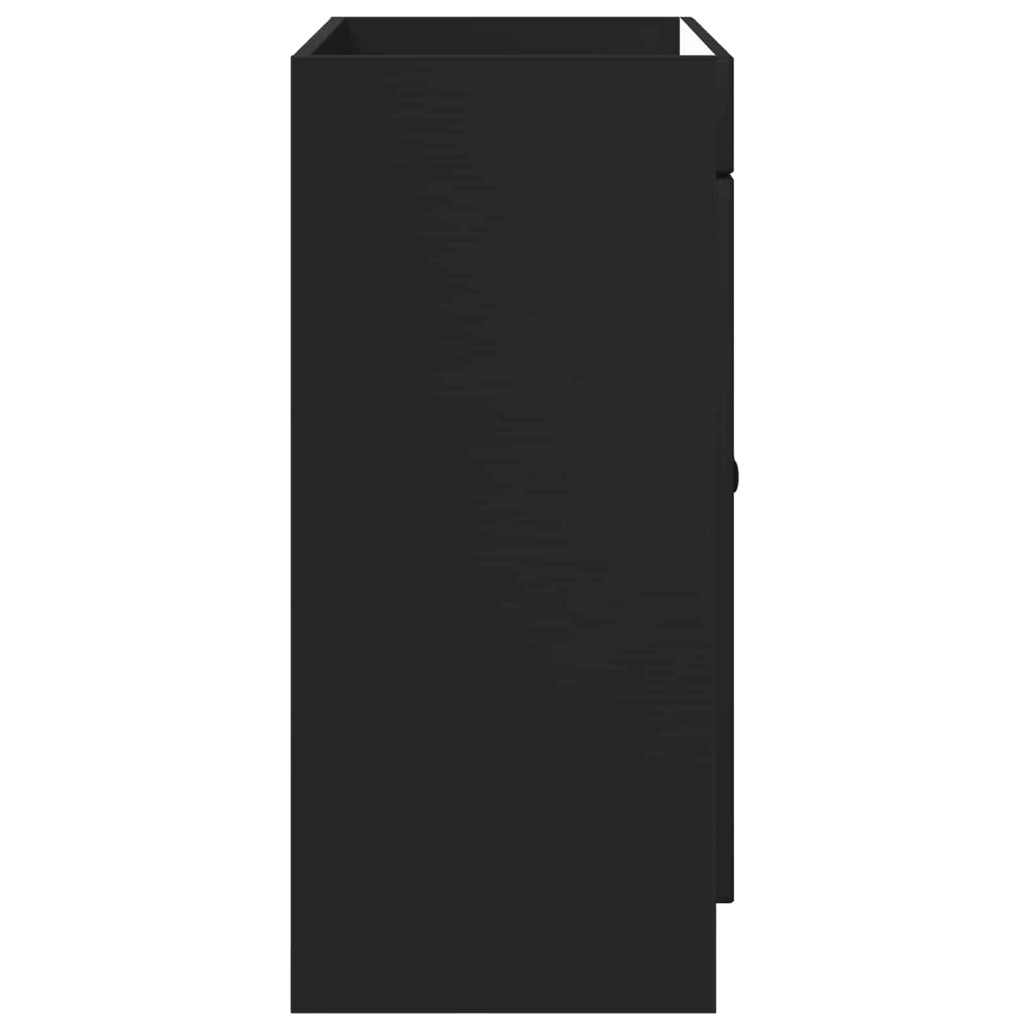 vidaXL Ντουλάπι κάτω από τον νιπτήρα Μαύρο 56 x 37,5 x 81 εκ