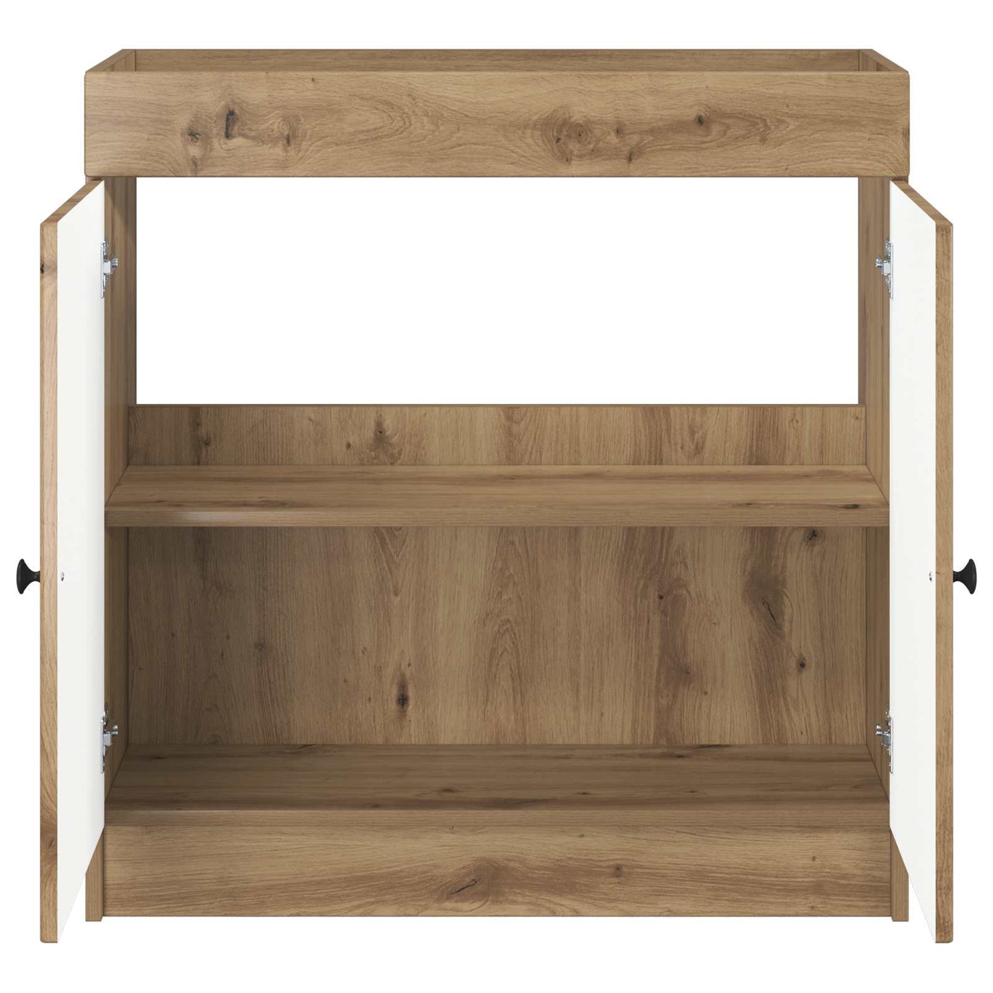vidaXL Ντουλάπι κάτω από τον νιπτήρα Artisan Δρυς 56 x 37,5 x 81 εκ