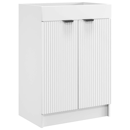 vidaXL Ντουλάπι κάτω από τον νιπτήρα Λευκό 78,5 x 37,5 x 81 εκ