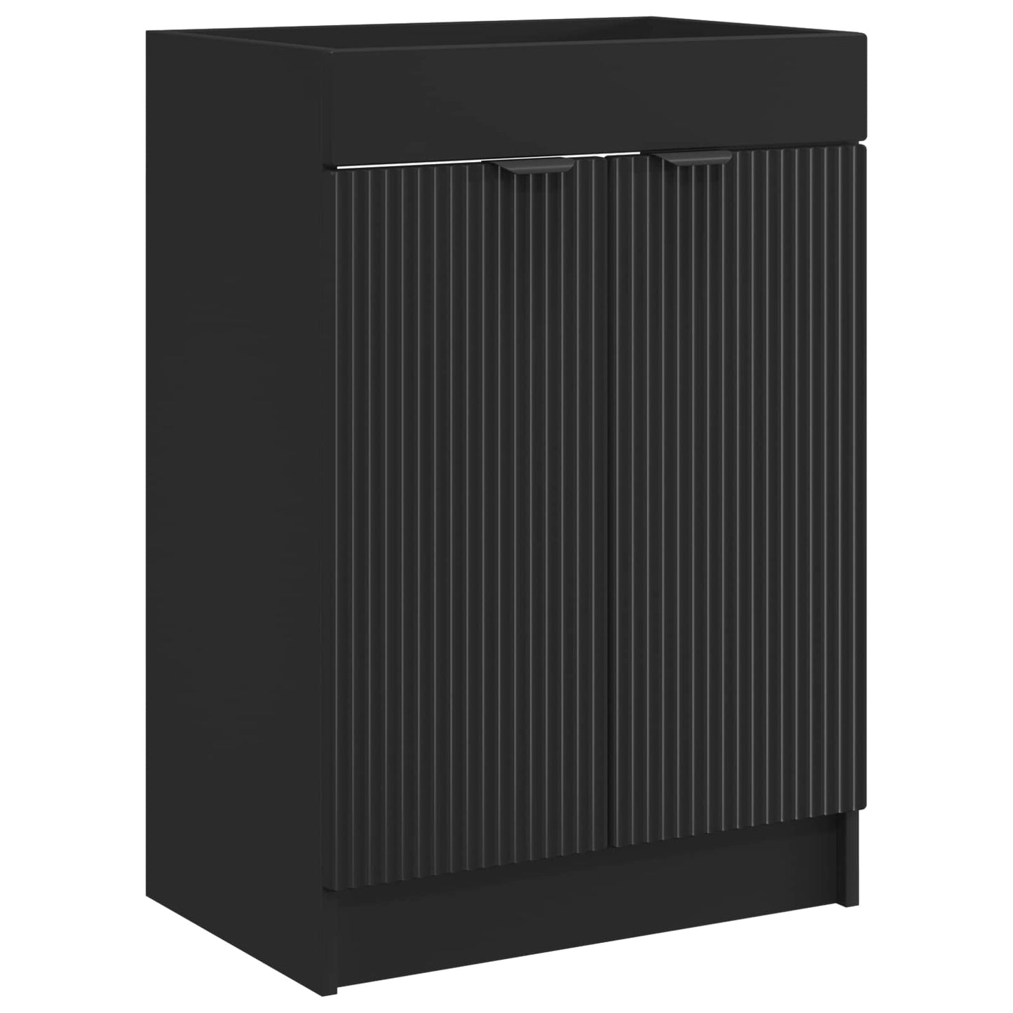 vidaXL Ντουλάπι κάτω από τον νιπτήρα Μαύρο 78,5 x 37,5 x 81 εκ