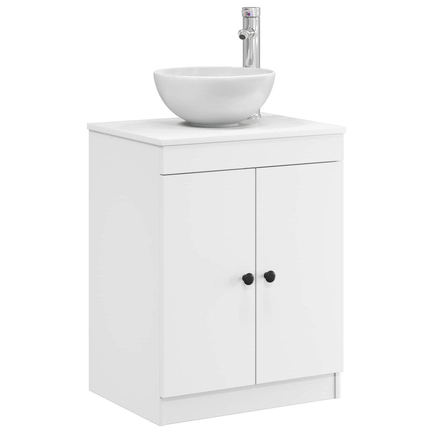 vidaXL Ντουλάπι Μπάνιου Λευκό 54 x 41 x 70 εκ Επεξεργασμένο Ξύλο