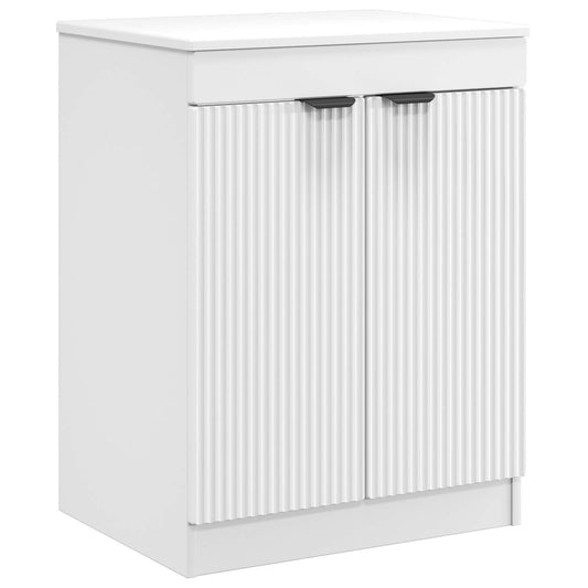 vidaXL Ντουλάπι Μπάνιου Λευκό 54 x 41 x 70 εκ Επεξεργασμένο Ξύλο