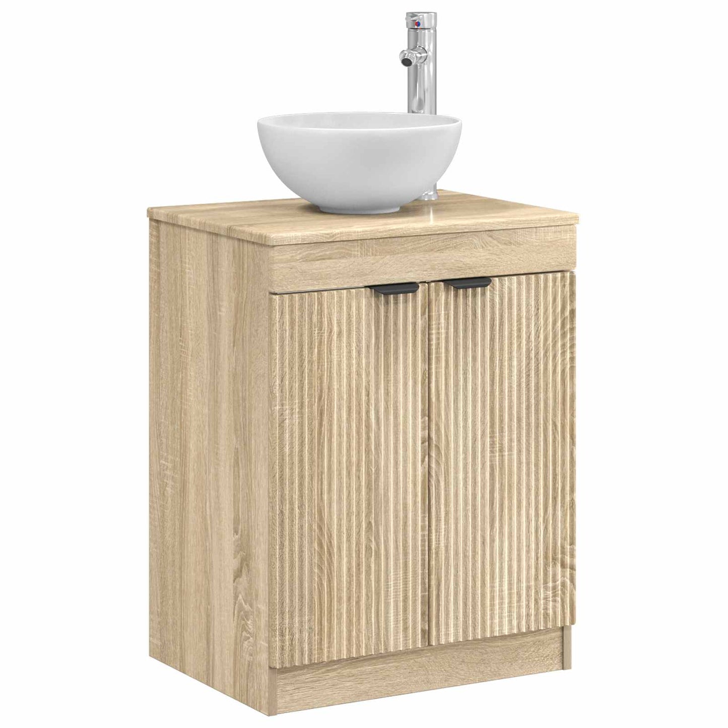 vidaXL Ντουλάπι Μπάνιου Sonoma Δρυς 54 x 41 x 70 εκ Επεξεργασμένο Ξύλο