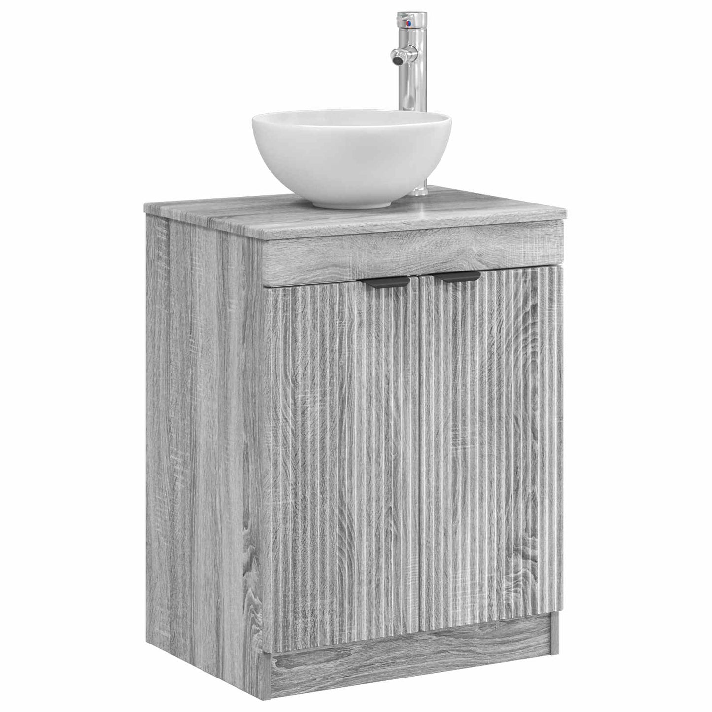 vidaXL Ντουλάπι Μπάνιου Γκρι Sonoma 54 x 41 x 70 εκ Επεξεργασμένο Ξύλο