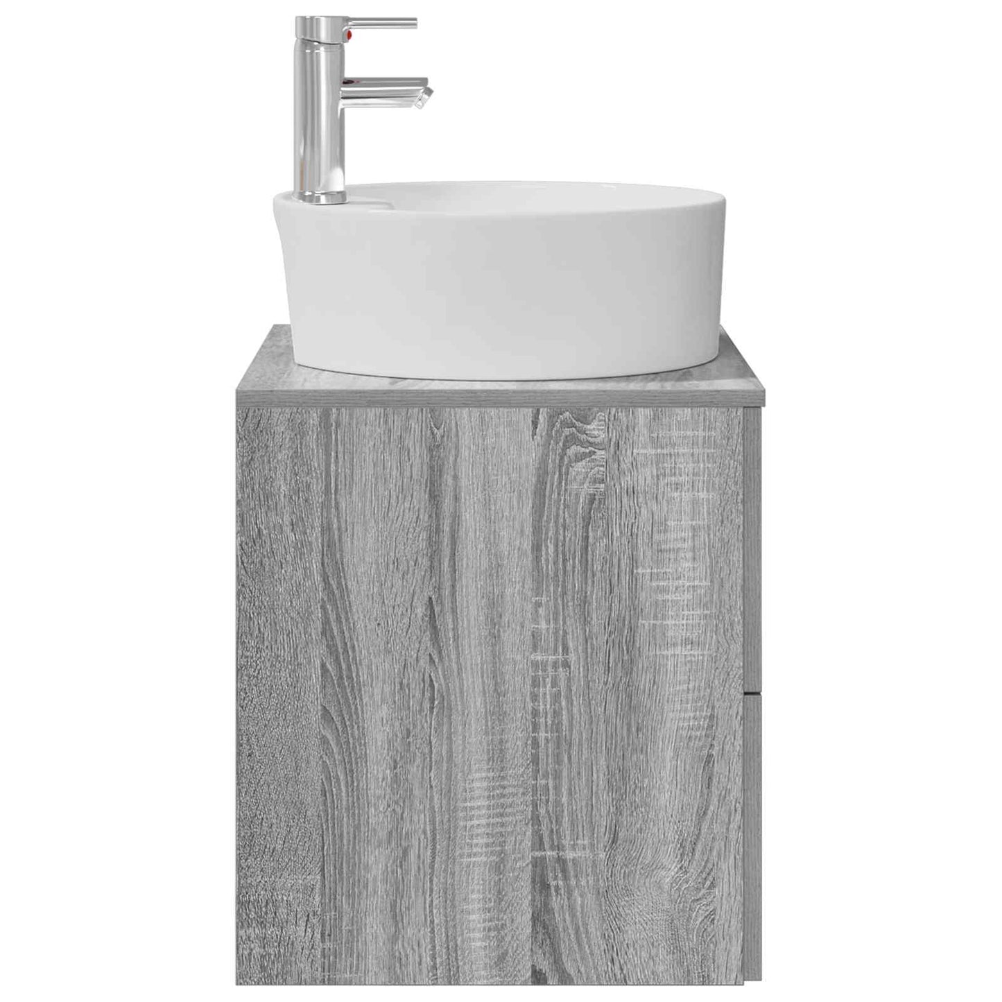vidaXL Επιτοίχια Λεκάνη Έπιπλο Γκρι Sonoma 49,5 x 44,5 x 65 εκ
