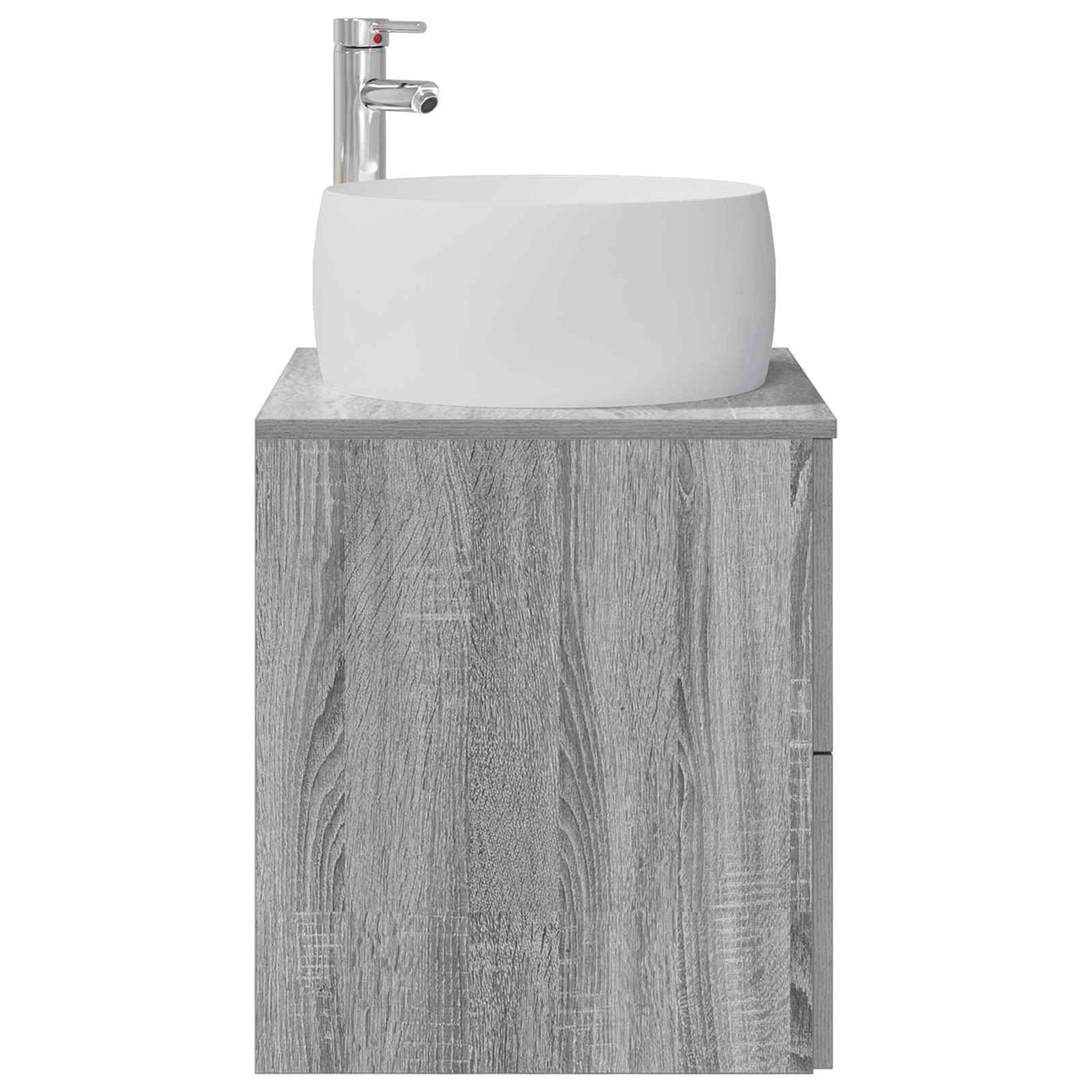 vidaXL Επιτοίχια Λεκάνη Έπιπλο Γκρι Sonoma 49,5 x 44,5 x 66 εκ