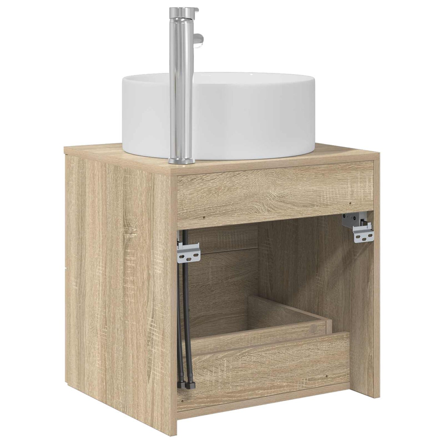vidaXL Επιτοίχια Λεκάνη Έπιπλο Sonoma Δρυς 49,5 x 44,5 x 65,5 εκ