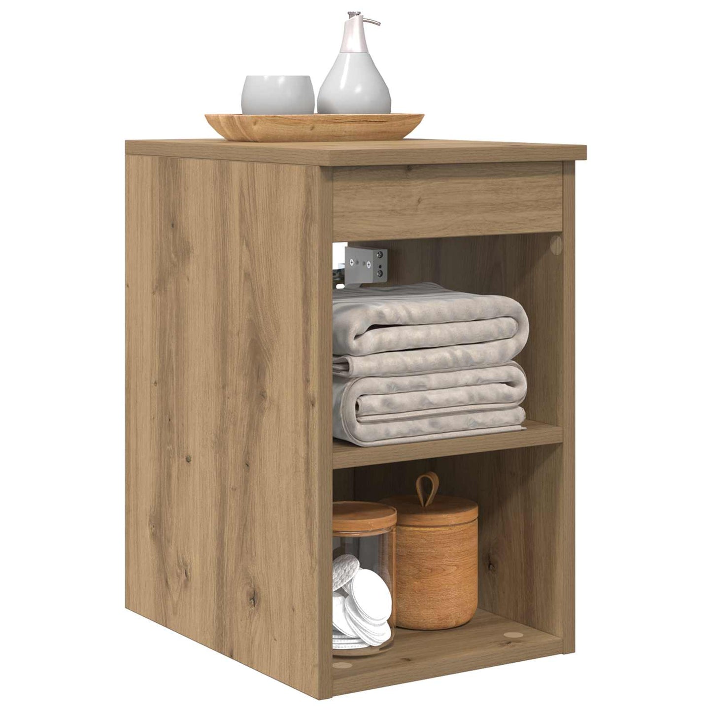 vidaXL Ντουλάπι Μπάνιου Ενδιάμεσο Artisan Δρυς 30 x 35 x 50 εκ.